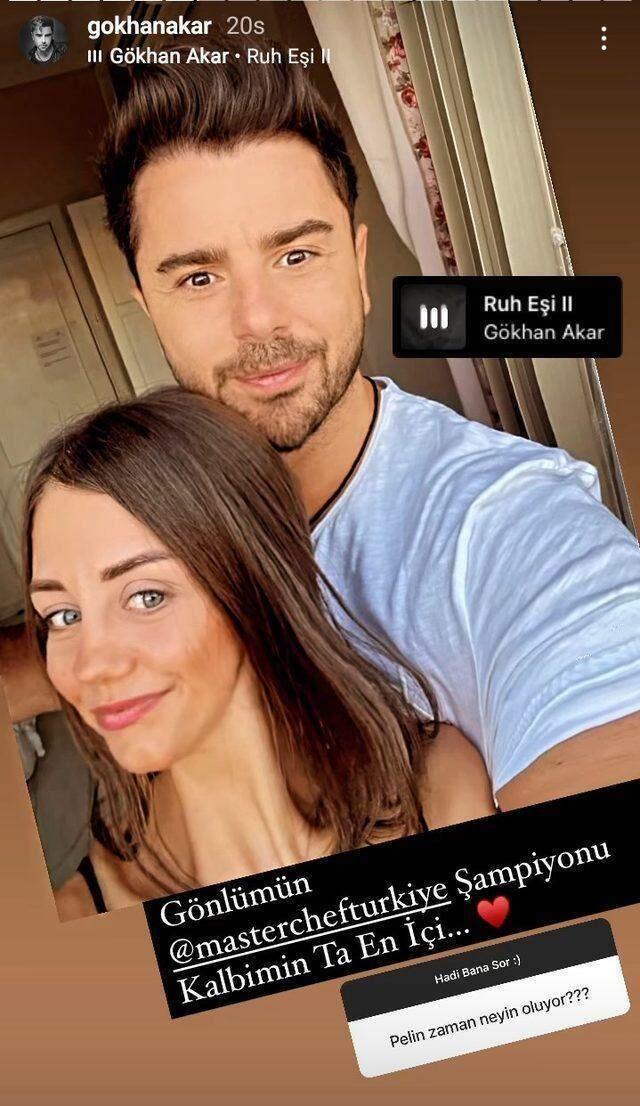 MasterChef Türkiye yarışmacısı Pelin Zaman'ın sevgilisi ünlü şarkıcı Gökhan Akar çıktı