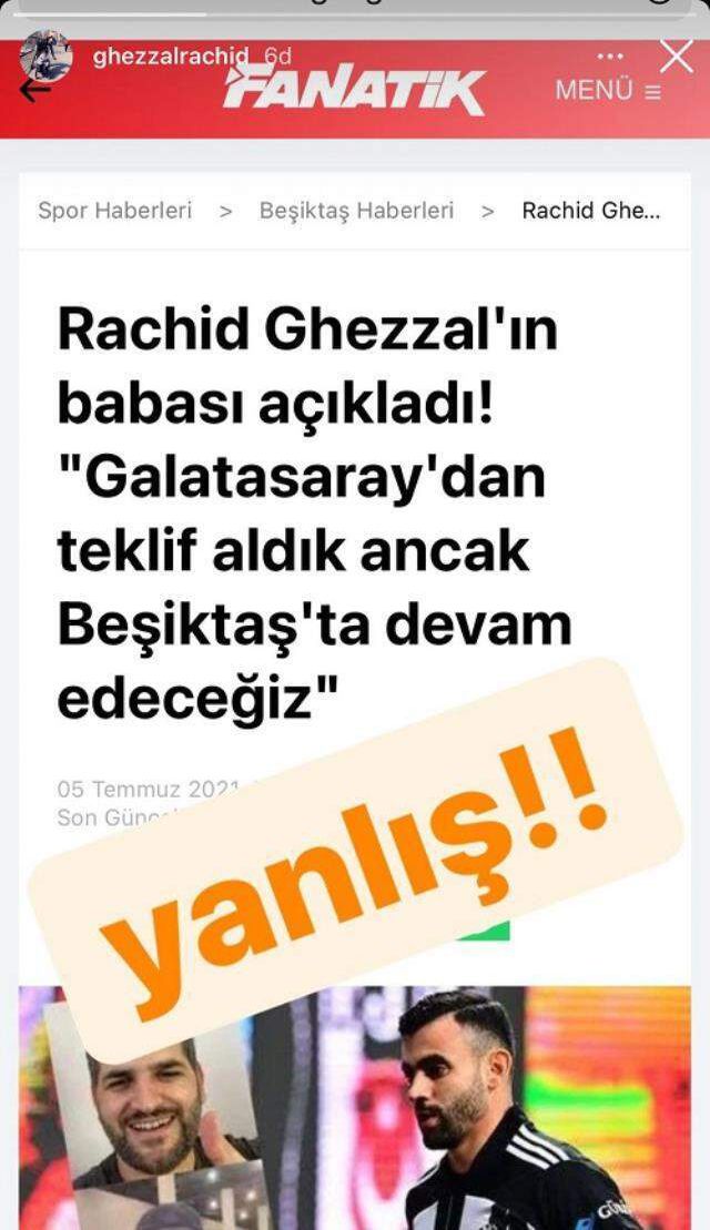Bomba iddia! İstanbul'a gelen Ghezzal'ın menajeri, dün akşam G.Saray'la el sıkıştı