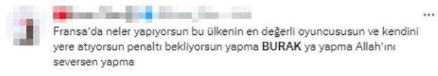 Burak'ın penaltı beklediği pozisyon isyan ettirdi! Milli futbolcuya tepki yağıyor