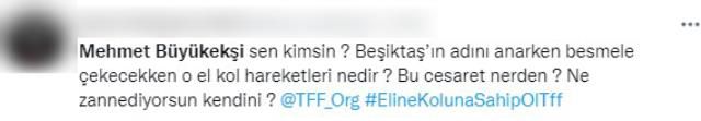 TFF Başkanı Mehmet Büyükekşi'nin basın toplantısında yaptığı hareket ortalığı ayağa kaldırdı