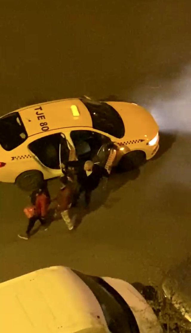 İstanbul'da taksici terörü! Aracından indirdiği çifti elinde bıçakla kovalayıp tehditler savurdu: Seni öldürürüm