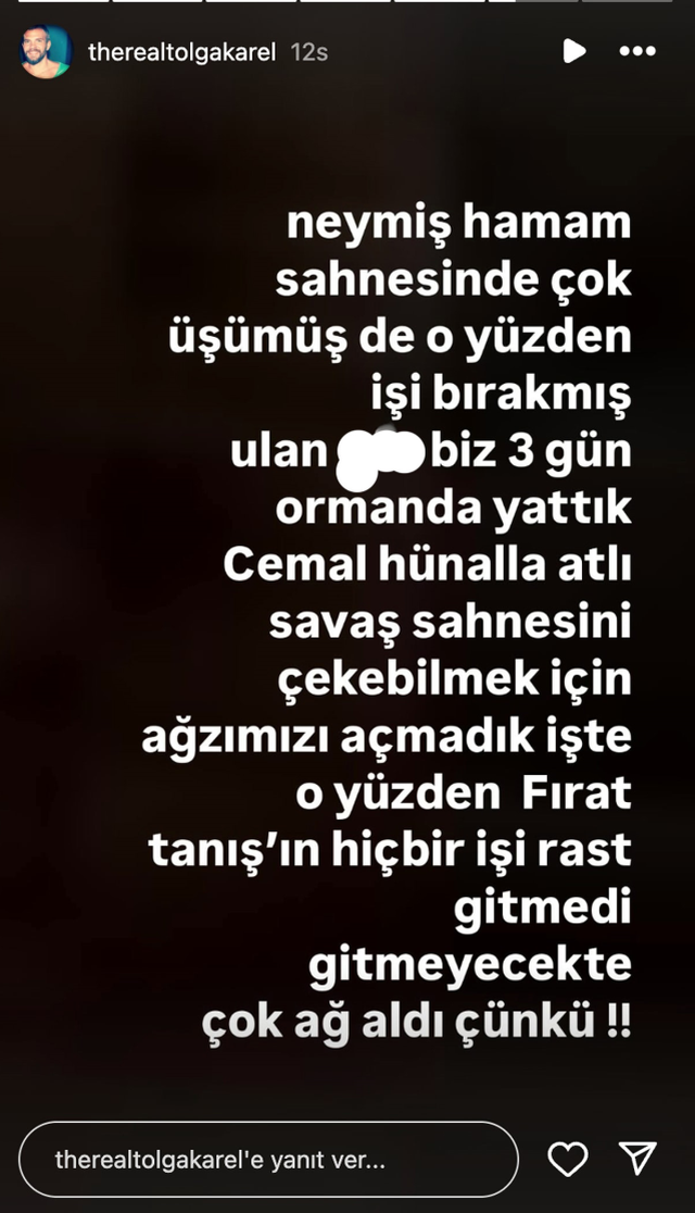 Tolga Karel, Fırat Tanış'a fena bilenmiş: Gördüğüm yerde ağzını burnunu kıracağım