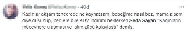'Mücevheri alım gücü kolaylaştı' diyen Seda Sayan'a tepki yağıyor: Yağ fiyatlarından haberin var mı?