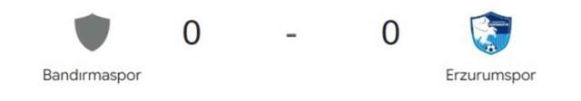 Bandırmaspor Erzurumspor maçı kaç kaç, bitti mi? MAÇ SKORU! Bandırmaspor Erzurumspor maçı kaç kaç, canlı maç skoru!