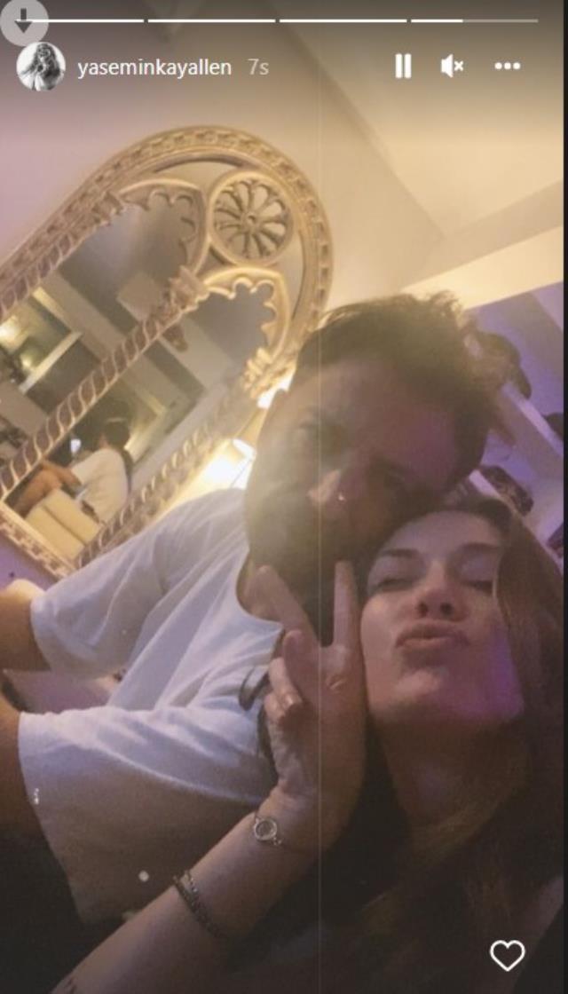Yasemin Kay Allen, oyuncu aşkı Tolga Güleç'e aşkını haykırdı: Seni sevmek ne muhteşem