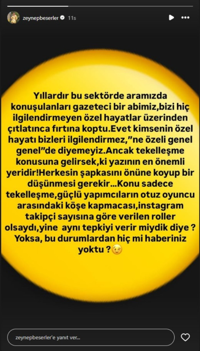 Sektör ikiye bölündü! Ünlü oyunculardan Ayşe Barım paylaşımları peşe geldi