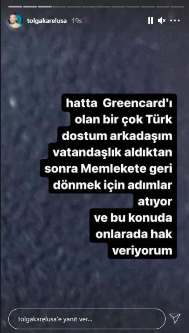 Amerika'da artan fiyatlara isyan eden Tolga Karel, Türkiye'ye dönüş sinyali verdi