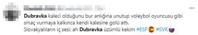 Slovakya kalecisi Dubravka'dan kendi kalesine akılalmaz gol