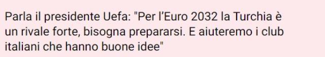Türkiye, EURO 2032 için başvurmuştu! UEFA Başkanı Ceferin müjdeyi verdi
