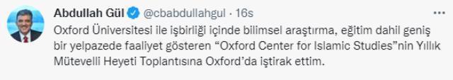 Abdullah Gül'ün Kraliçe Elizabeth'in hayatını kaybettiği gün İngiltere'de olduğu ortaya çıktı