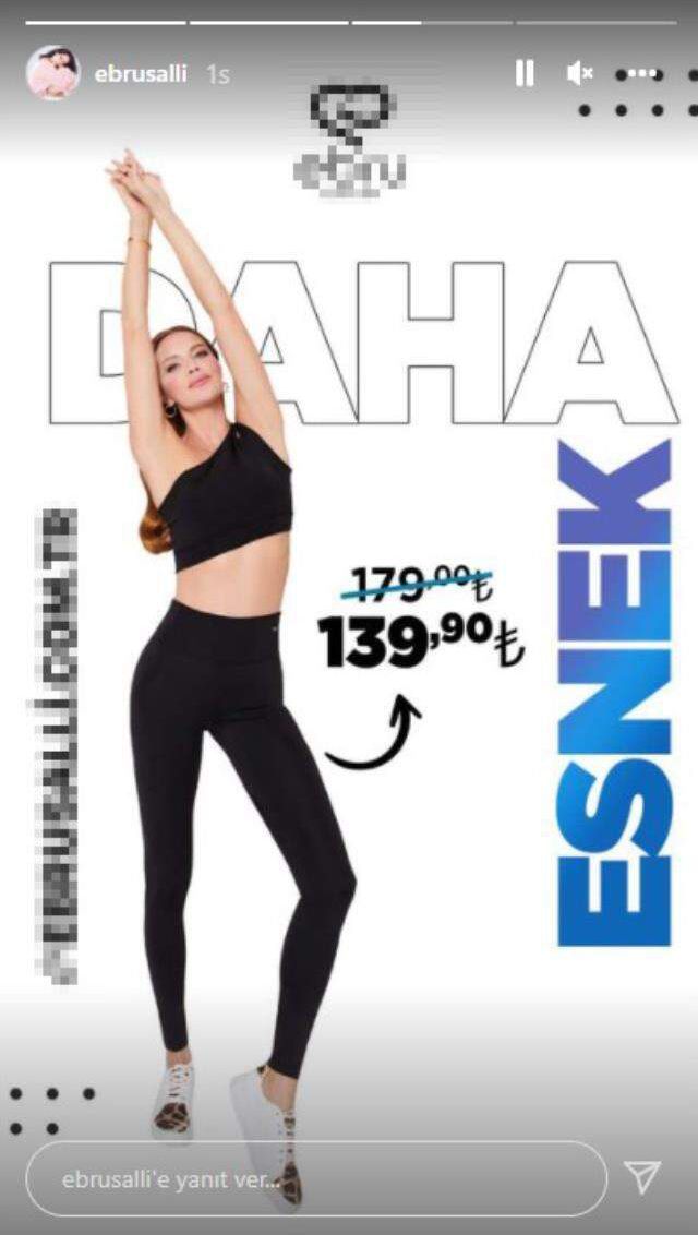 Babasının vefatından sonra reklam yapmaya başlayan Ebru Şallı, tepki çekince paylaşımlarını sildi