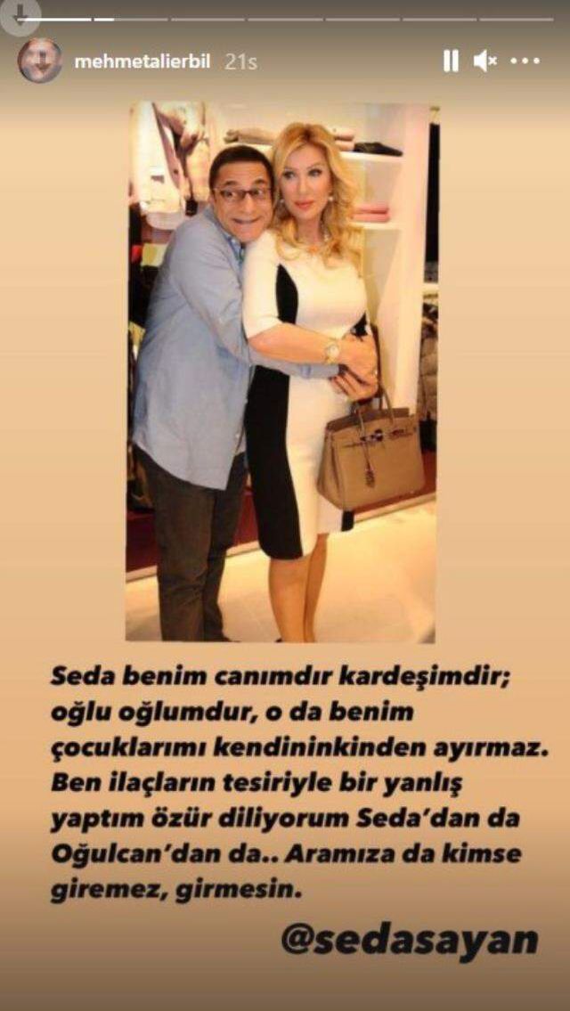 Mehmet Ali Erbil için 'Evindeki hizmetçiye tecavüz etti' diyen Seda Sayan geri adım attı: Yanlış açıklama oldu