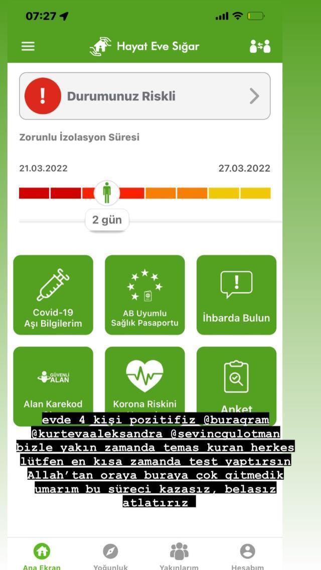 Kanserle mücadele eden Fulden Uras koronavirüse yakalandı