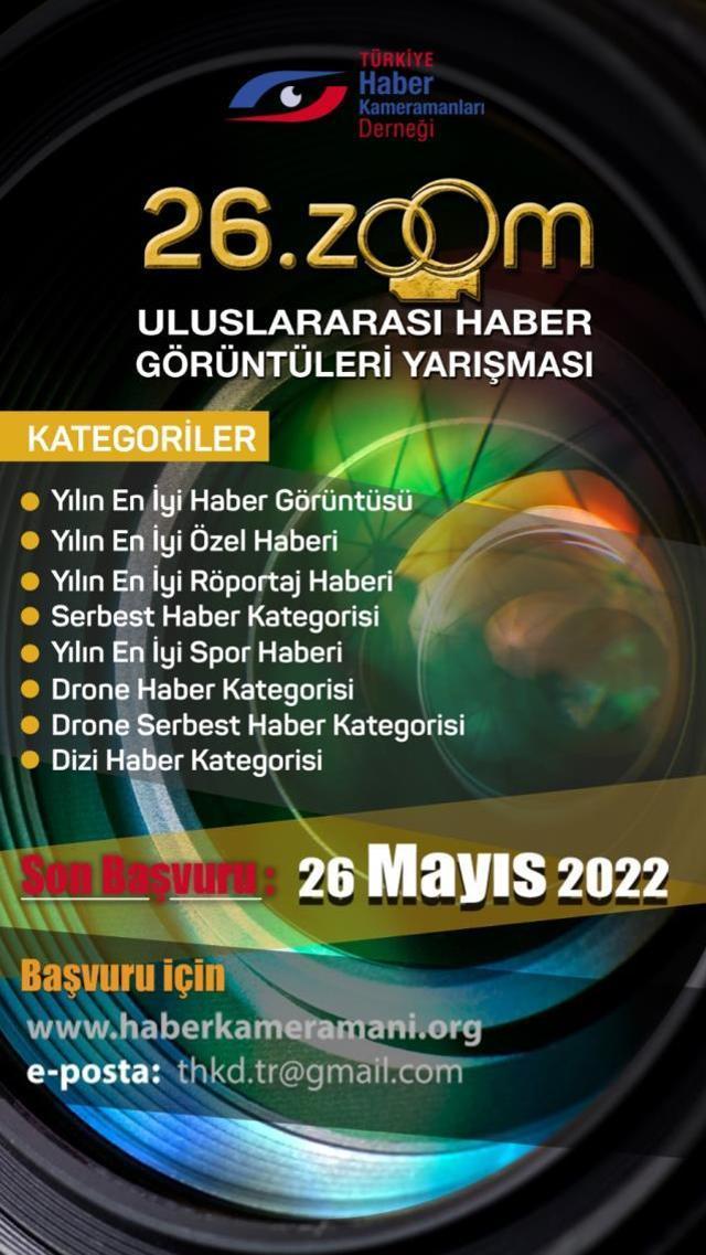 26. Zoom Uluslararası Haber Görüntüleri Yarışması'nda haberciler en güzel haber için yarışacak