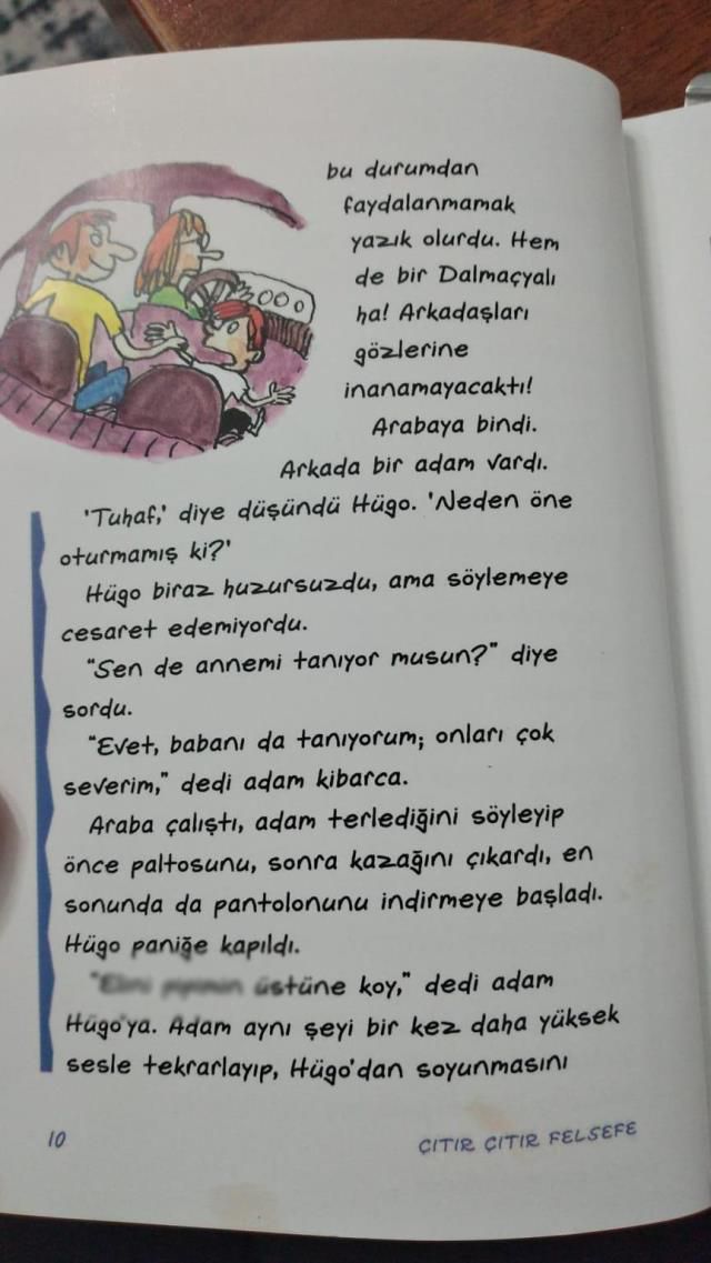Çıtır Çıtır Felsefe kitabı ne anlatıyor? Çıtır Çıtır Felsefe kitabında cinsel taciz konusu!