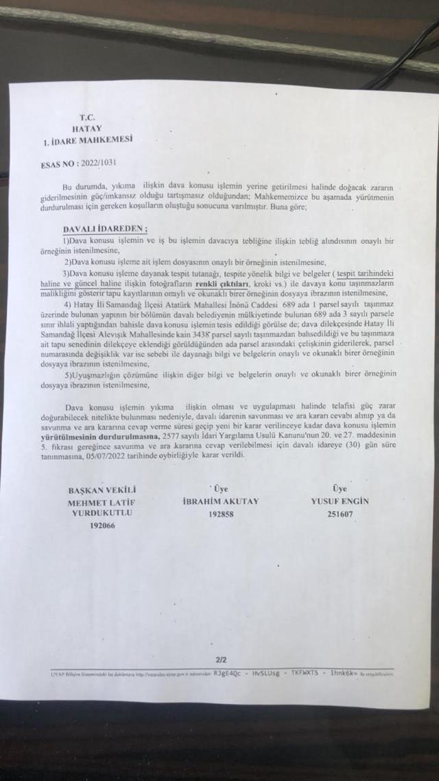 Bina yeni yapılıyormuş gibi gösterildi! Yıkım kararı verildi