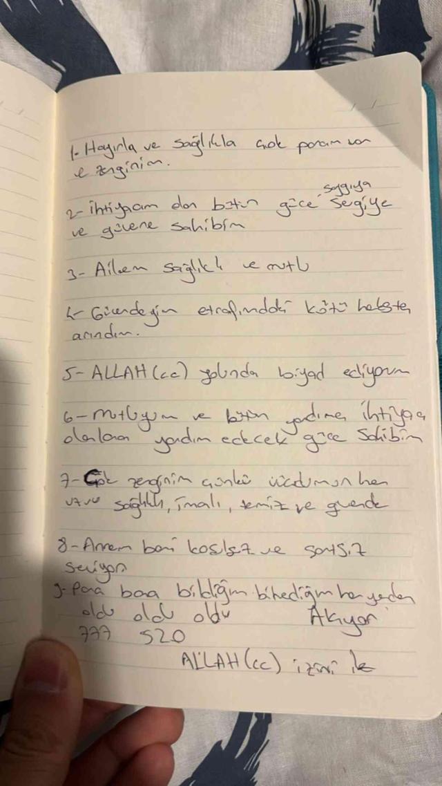 Gökdelenin 43. katından düşerek ölen Semanur'un not defteri ortaya çıktı
