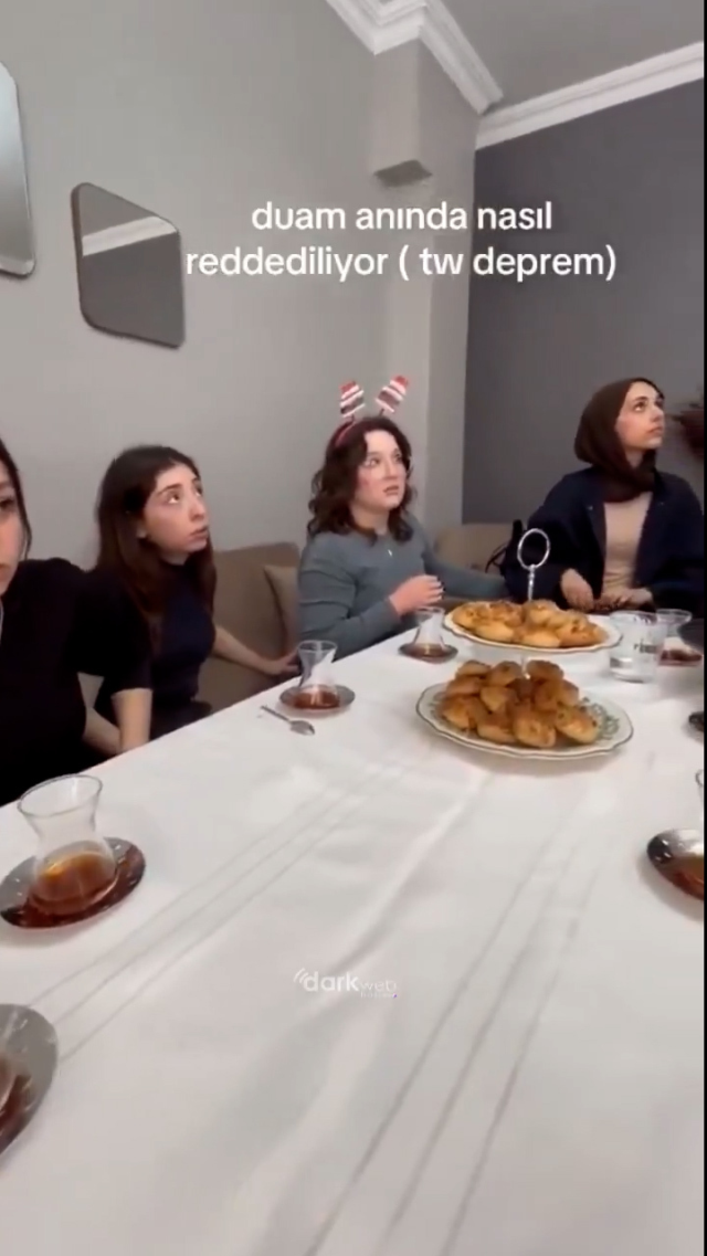 Doğum gününde deprem olmasın diye dilek tuttu depreme yakalandı! İşte o anlar...