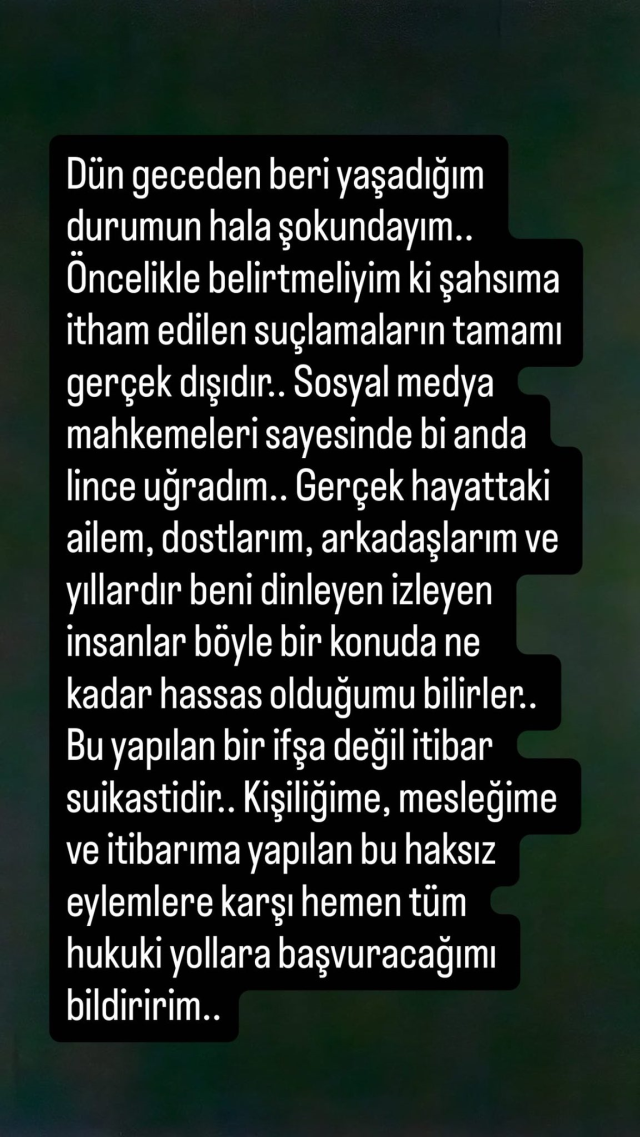 Mesut Süre taciz iddialarıyla ilgili sessizliğini bozdu