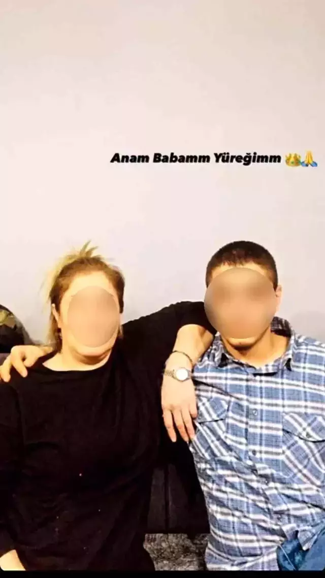 Babasını öldüren gencin, annesiyle paylaştığı fotoğrafın altına yazdıkları dikkat çekti: Anam, babam, yüreğim