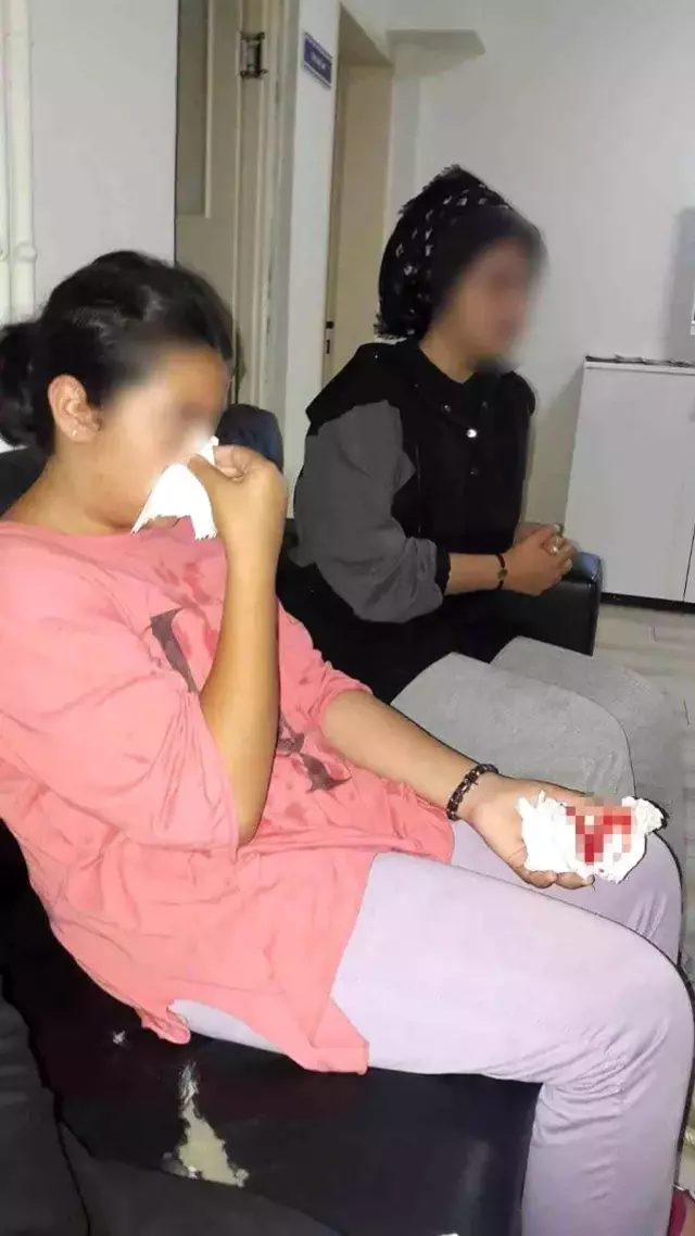 Bahçesinden mısır alan 3 kız çocuğunu tekme ve yumrukla darp etti