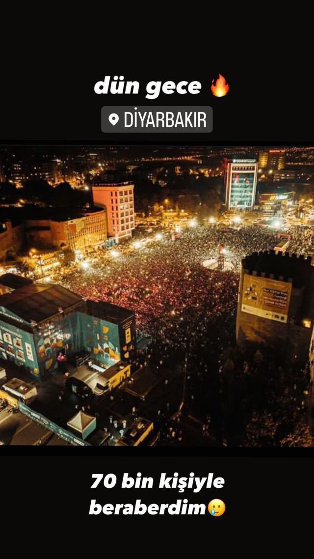 Zeynep Bastık Diyarbakır Konseri! (VİDEO) Zeynep Bastık Diyarbakır konserine kaç kişi katıldı?