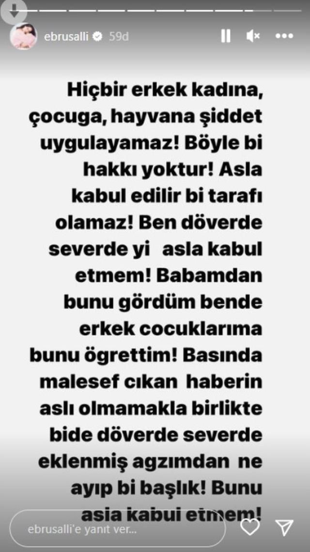 Ebru Şallı, eşi Uğur Akkuş'tan şiddet gördüğü iddiasını yalanladı