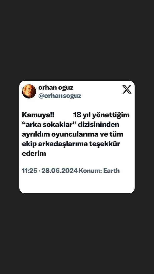 Arka Sokaklar dizisinden kim ayrılıyor? Arka Sokaklar ekibinden ayrılan isim kim?