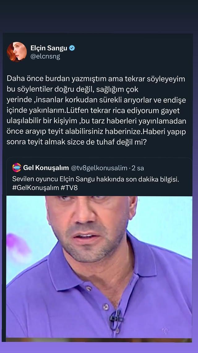 Elçin Sangu hasta mı? Elçin Sangu'nun hastalığı ne?