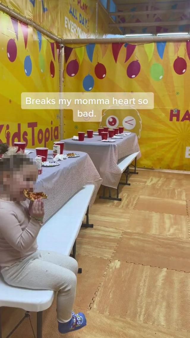 Kızının doğum günü için davetiye gönderen anne, kutlama günündeki tabloyla yıkıldı