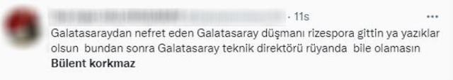Galatasaraylı taraftarlar, Çaykur Rizespor'a imza atan Bülent Korkmaz'a tepki gösterdi