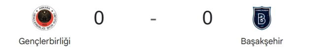 Gençlerbirliği Başakşehir maçı kaç kaç, bitti mi? MAÇ SONUCU! Gençlerbirliği Başakşehir golleri kim attı, canlı maç anlatımı!