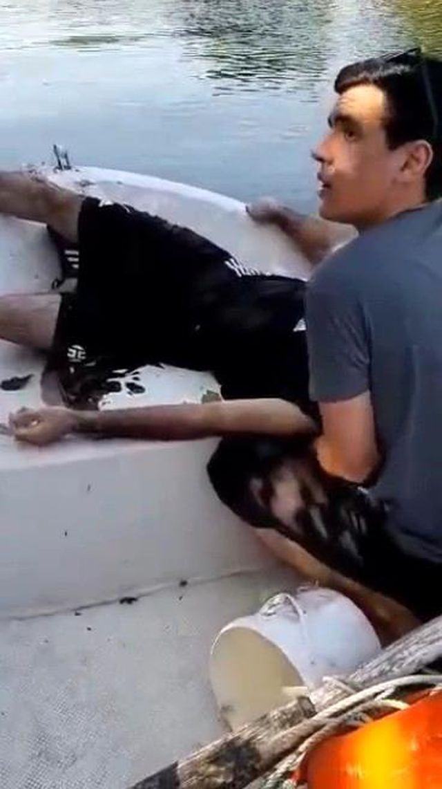 Bisikletiyle dereye uçtu! Attığı çığlıklar hayatını kurtardı