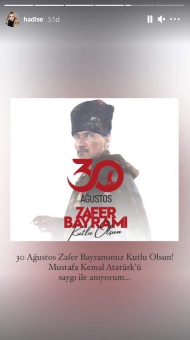 Ünlü isimlerden 30 Ağustos Zafer Bayramı paylaşımları