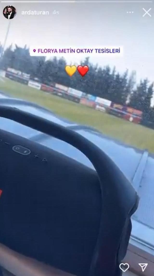 Arda Turan tesislerde son ses müzik dinlediği videoyu paylaştı! Şarkının sözleri çok manidar