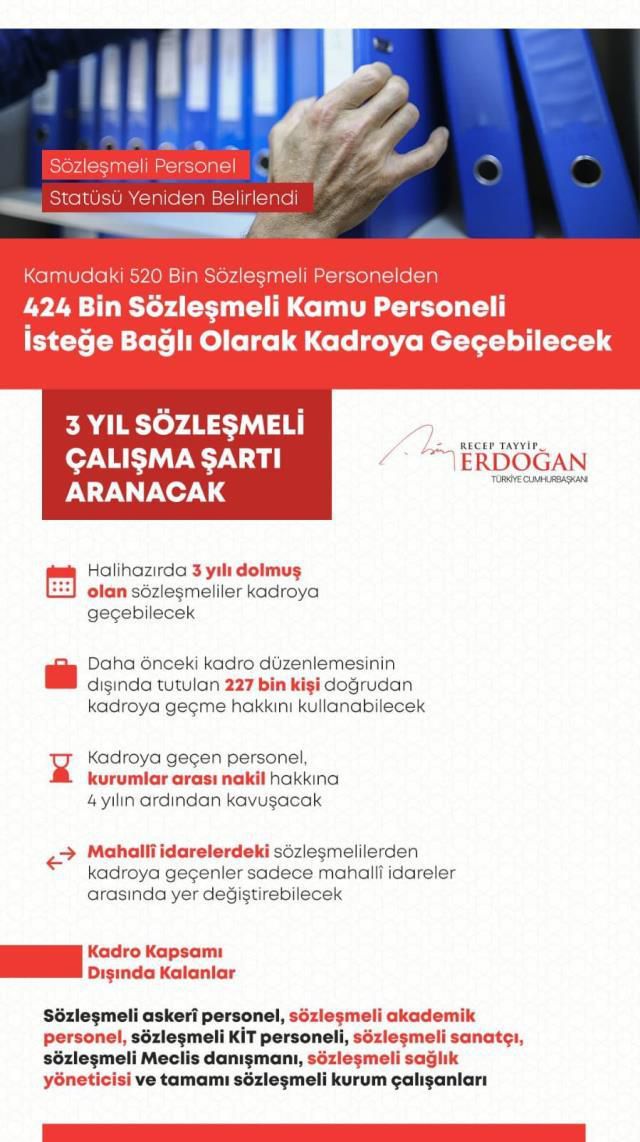 Kadroya geçiş ne zaman? Sözleşmeliler kadroya ne zaman geçecek? Kadroya geçiş tarihi belli mi?