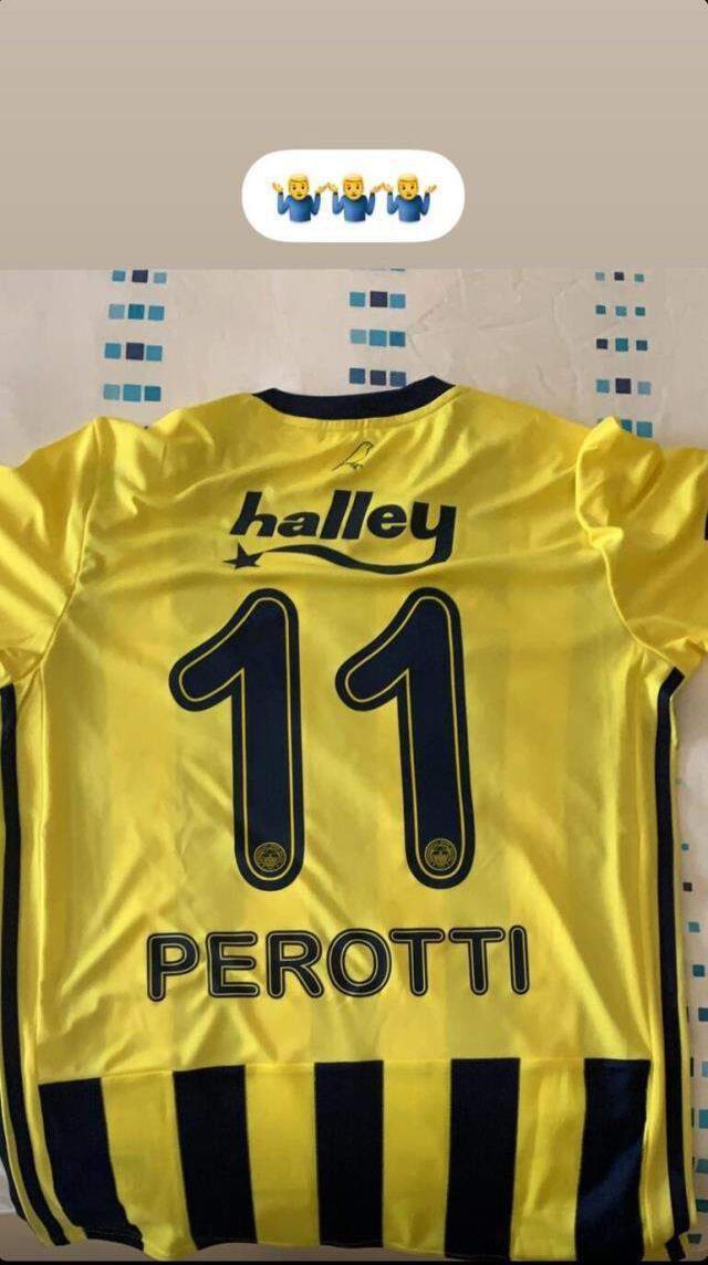 Forma numarası Sinan Gümüş'e verilen Perotti'den manidar paylaşım