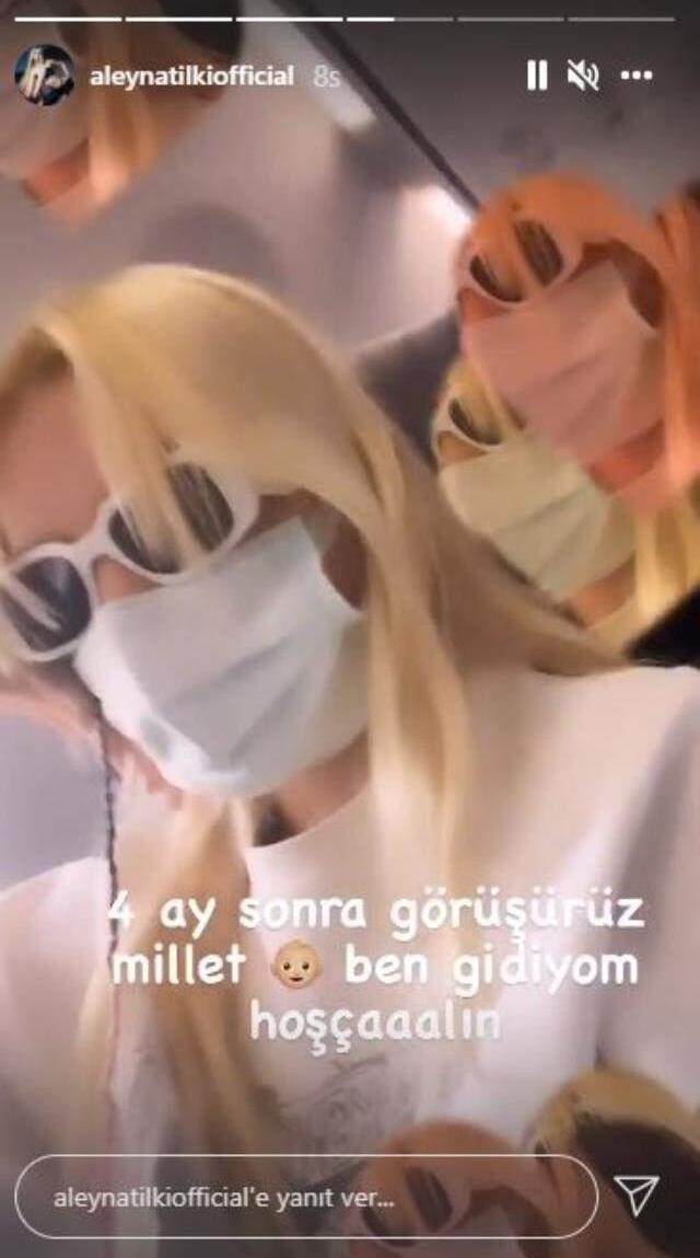 Aleyna Tilki, yurt dışına çıkarak veda paylaşımında bulundu