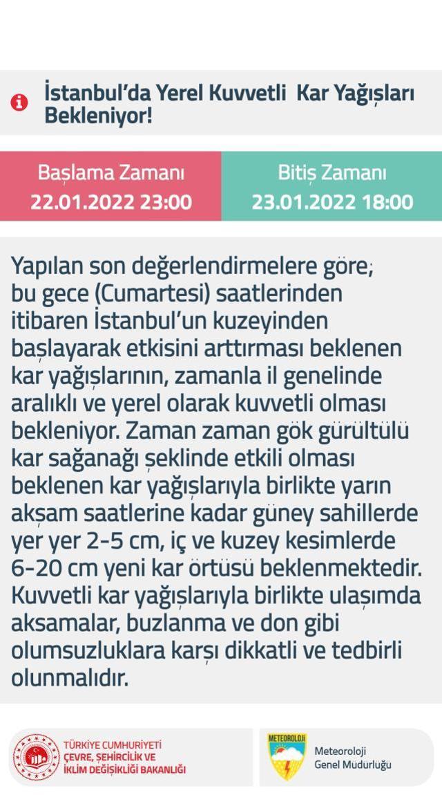 İstanbul'a gök gürültülü kar sağanağı uyarısı! 20 santimi bulacak
