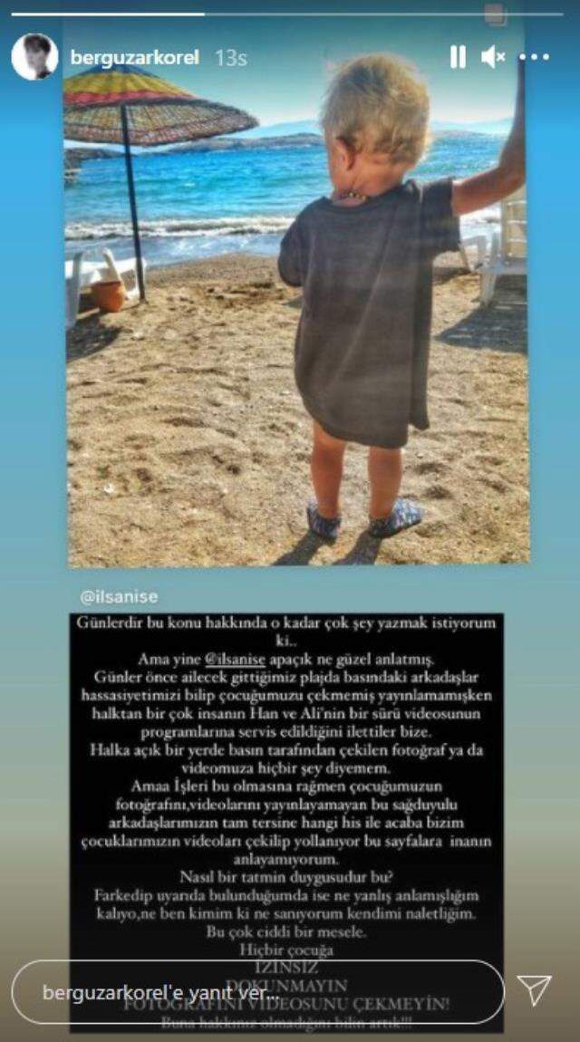 Çocuklarının izinsiz videolarının çekildiği gören Bergüzar Korel isyan etti