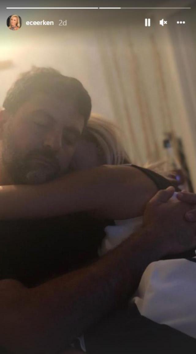 Ece Erken, öldürülen eşi Şafak Mahmutyazıcıoğlu'na sarıldığı bir pozunu paylaştı