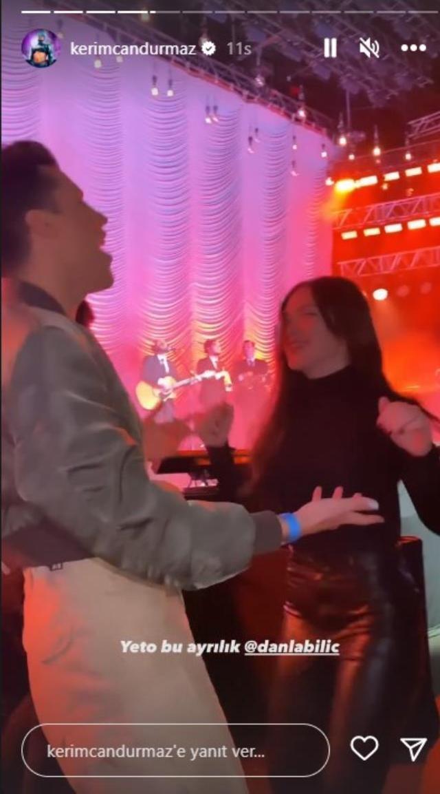 Aylardır küs olan Kerimcan Durmaz ve Danla Bilic barıştı