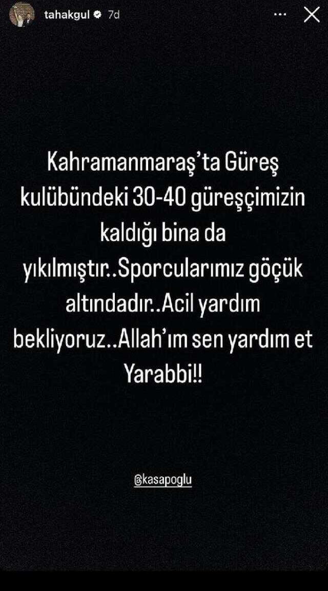 Futbolcu, güreşçi, voleybolcu! Depremde enkaz altında kalan sporcular yaşam mücadelesi veriyor