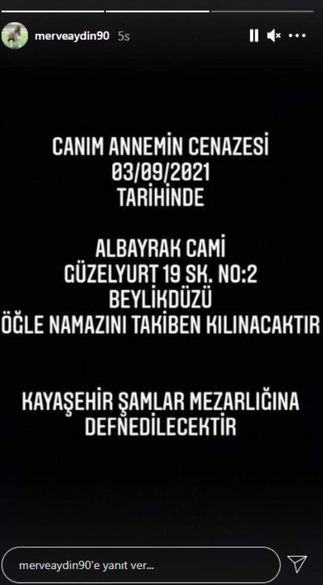 Eski Survivor yarışmacısı Merve Aydın'ın acı günü! Annesi kanser sebebiyle yaşamını yitirdi