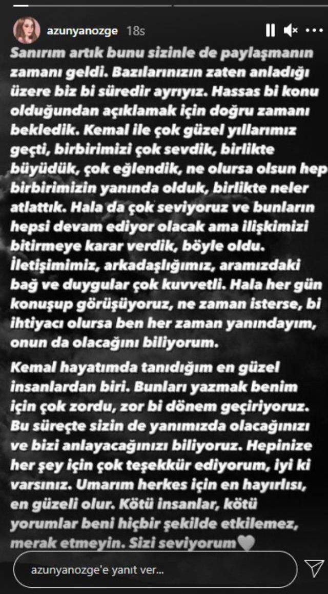 Yayıncı Kemal Can Parlak ile Özge Ürün ilişkilerini noktaladı! Ayrılık mesajı herkesi duygulandırdı
