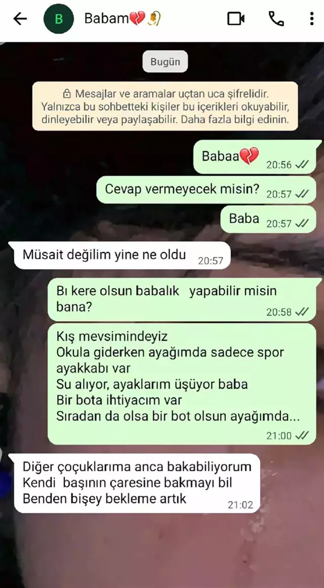 Kurgu mu gerçek mi? Üvey babasından bot isteyen genç kız, aldığı cevapla şoke oldu