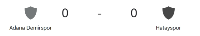 Adana Demirspor Hatayspor maçı kaç kaç, bitti mi? MAÇ SONUCU! Adana Demirspor Hatayspor golleri kim attı, canlı maç anlatımı!