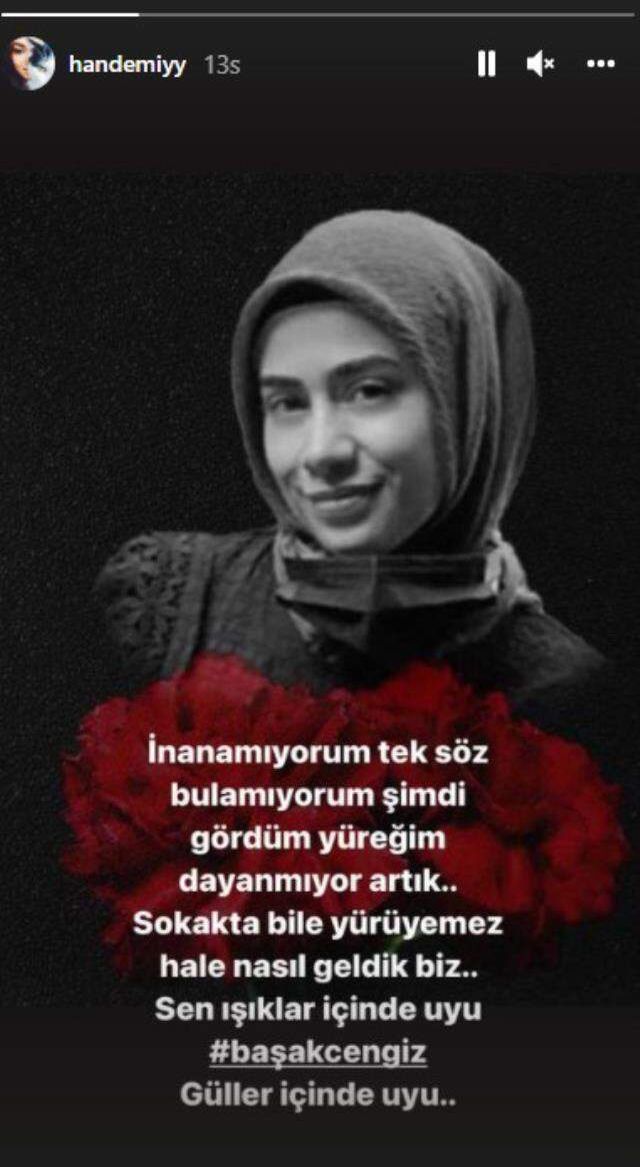 Ünlü isimler, Başak Cengiz'in ölümünün ardından kadın cinayetlerine bir kez daha isyan etti