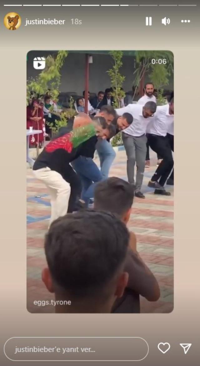 Ünlü şarkıcı Justin Bieber, 'Şemdinlili Sofi Ömer'in halay videosunu paylaştı