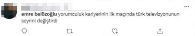Emre Belözoğlu'nun yorumculuğu futbolseverleri mest etti! Ama tek bir eksiği vardı
